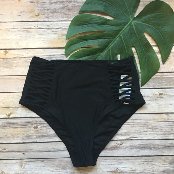 PacSun Other - High waisted Black Bikini Bottoms